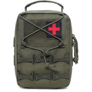Medical Molle Pouch Admin Tactical Pouch First Aid Pouch Include USA Flag Patch